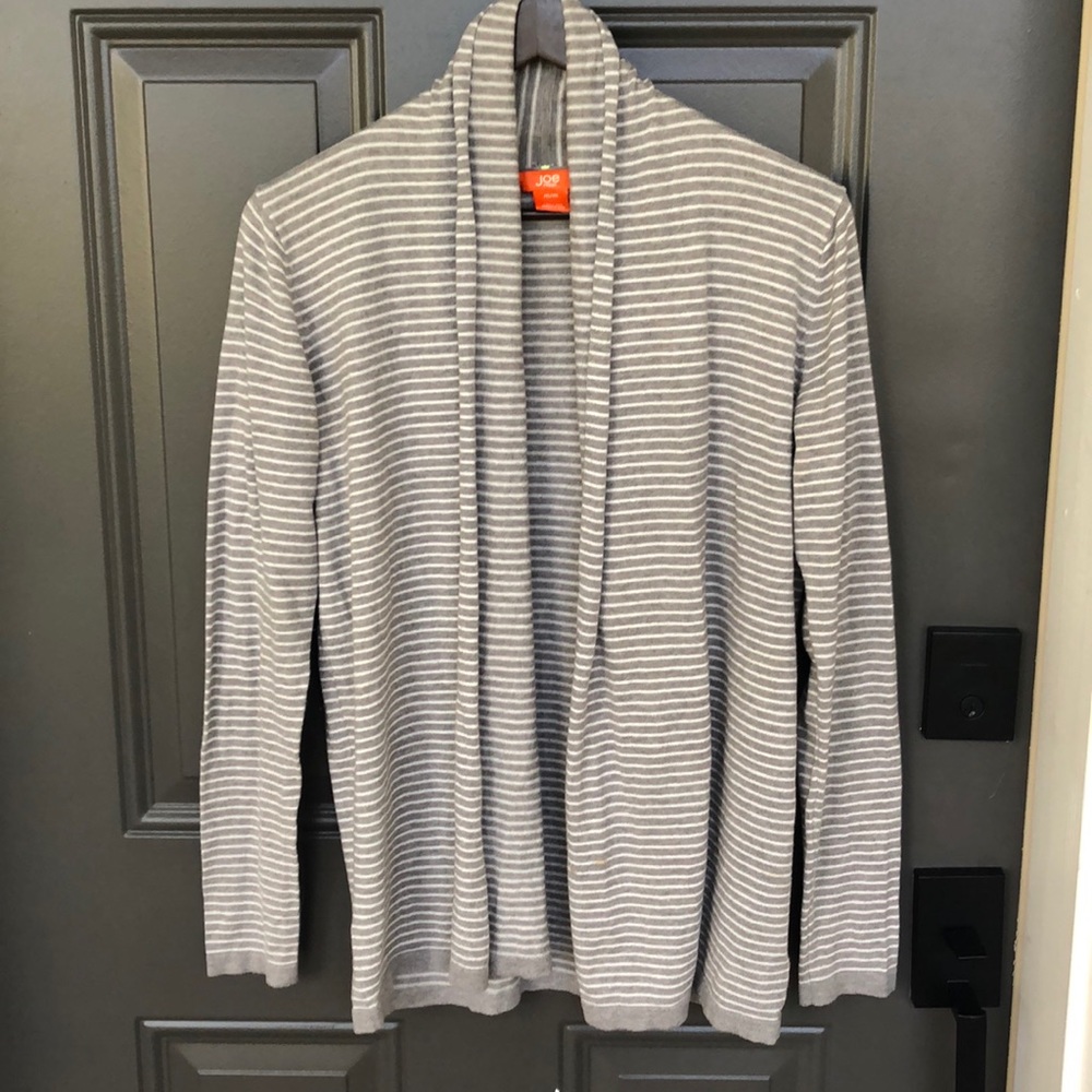 Soft striped cardigan